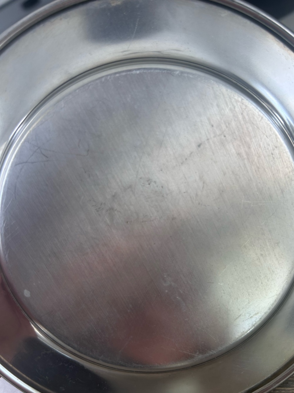 VINTAGE WM A Rogers set of 8 matching letter S engraved Appetizer Plates Silver - Picture 4 of 5